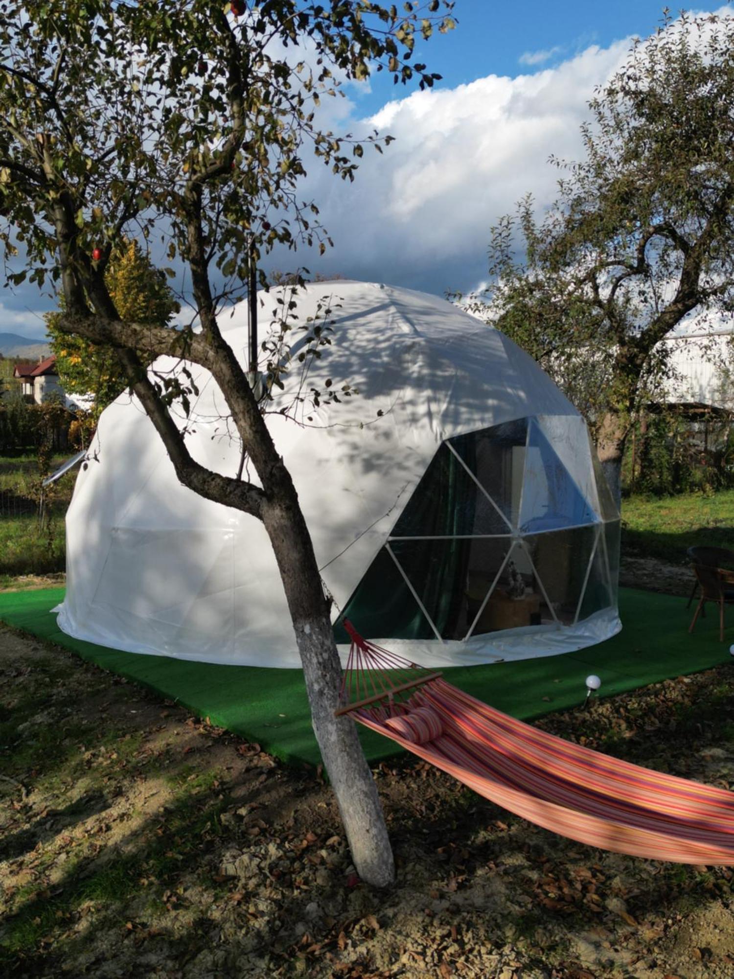 The Frog Glamping Hotell Horezu Eksteriør bilde