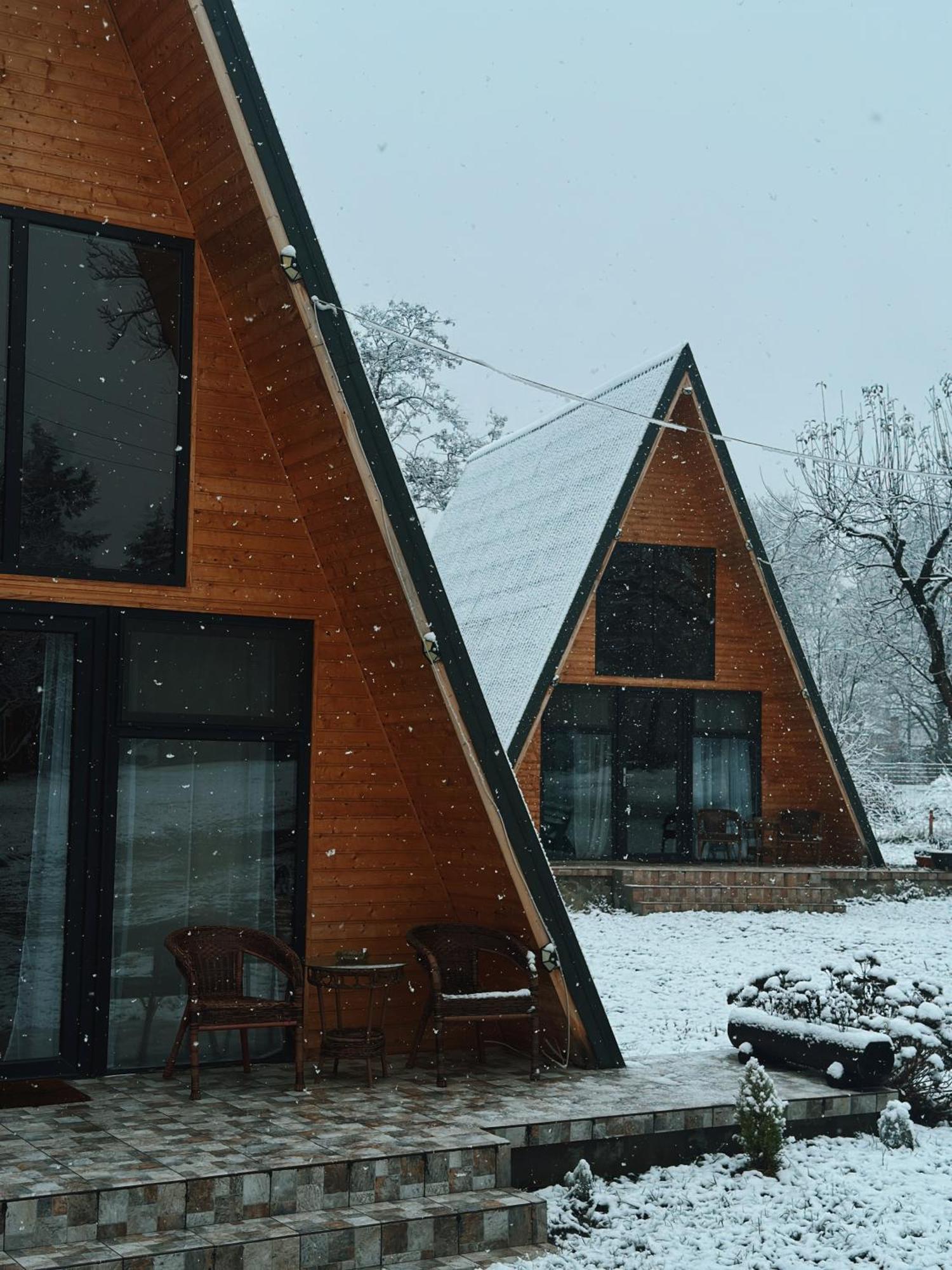 The Frog Glamping Hotell Horezu Eksteriør bilde