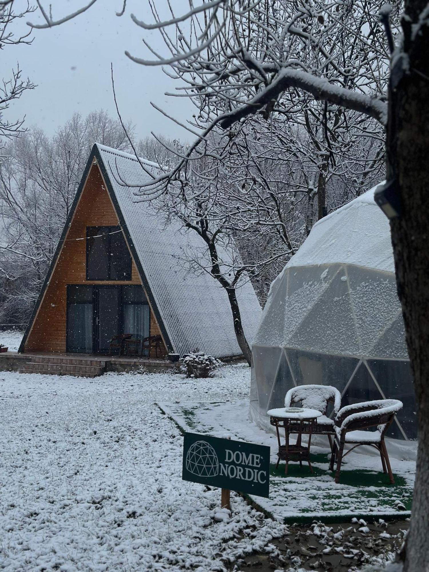 The Frog Glamping Hotell Horezu Eksteriør bilde