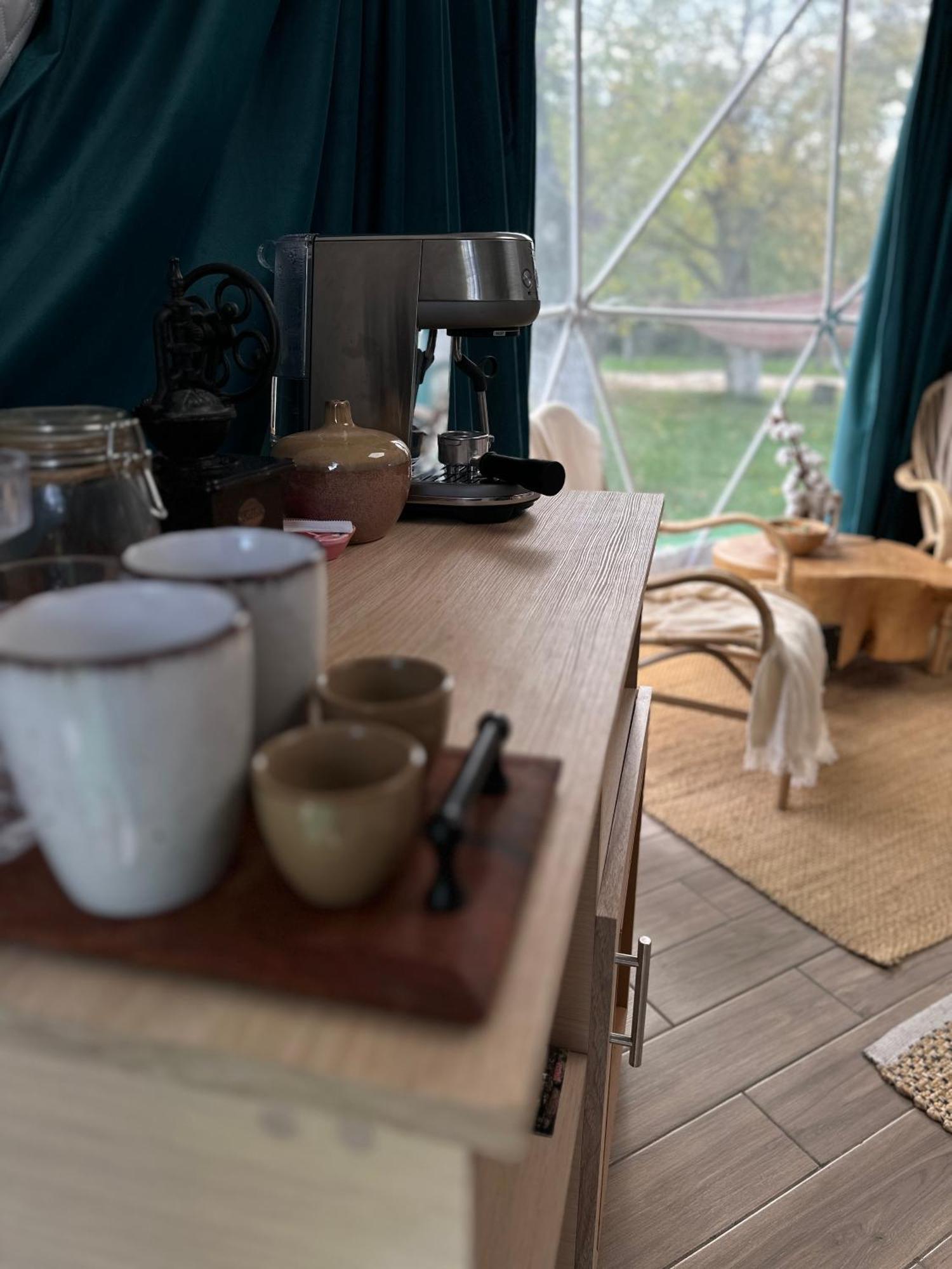 The Frog Glamping Hotell Horezu Eksteriør bilde